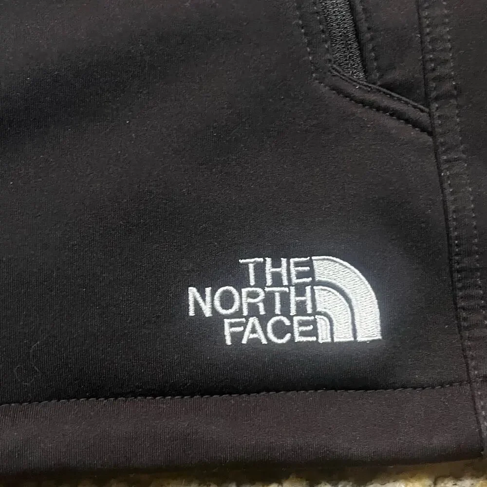 The North Face Mens M Black‎ Full Zip Stoft Shell Vest Corporate Logo